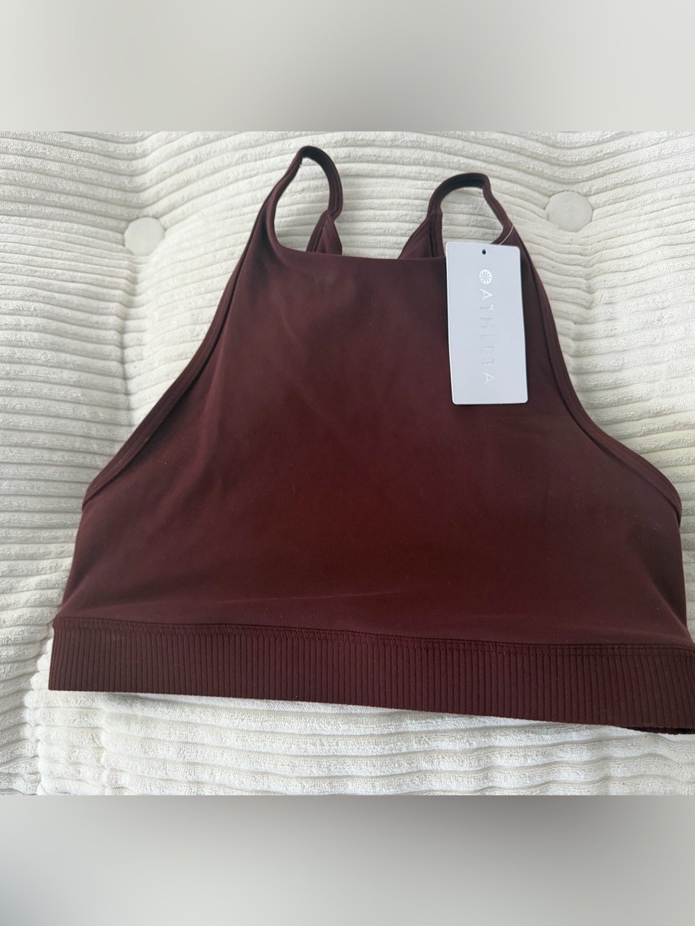 Athleta Transcend High Neck Sports Bra A-C size Medium